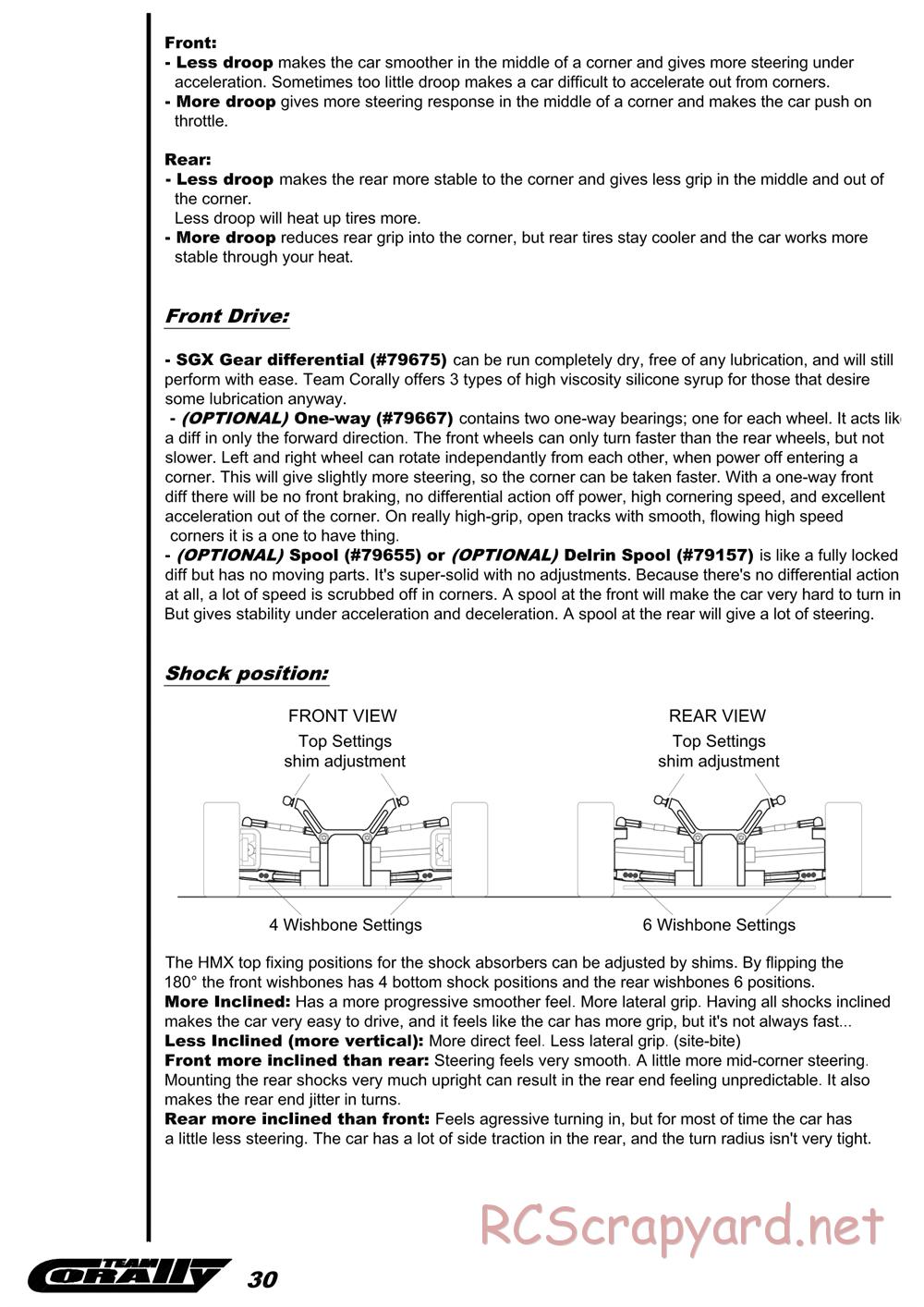 Corally - HMX M1 - Manual - Page 31