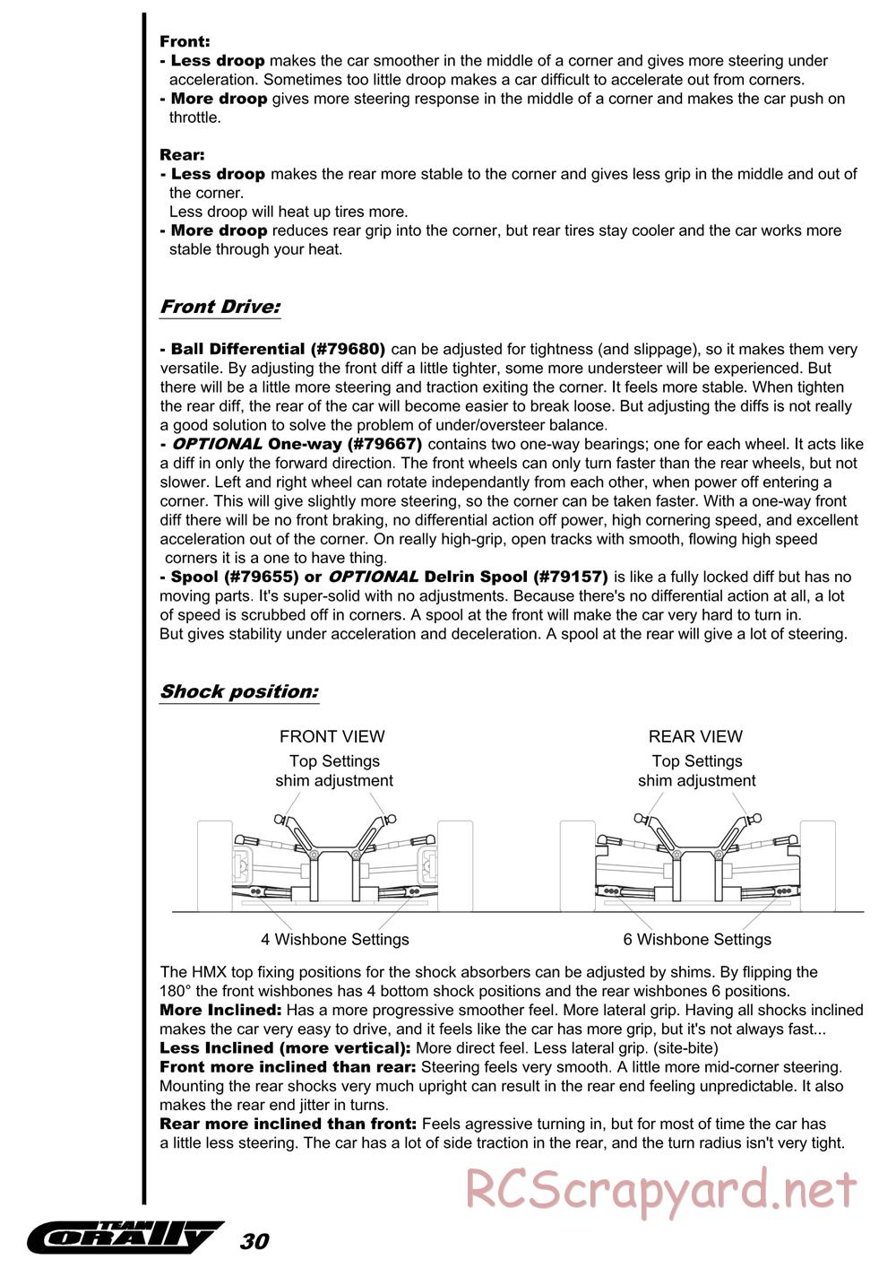 Corally - HMX - Manual - Page 31