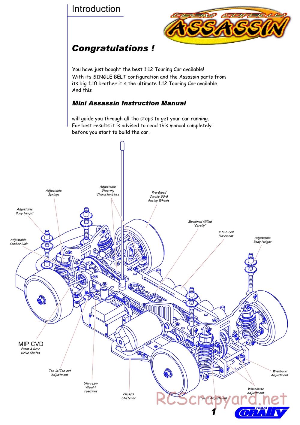 Corally - Mini Assassin - Manual - Page 2