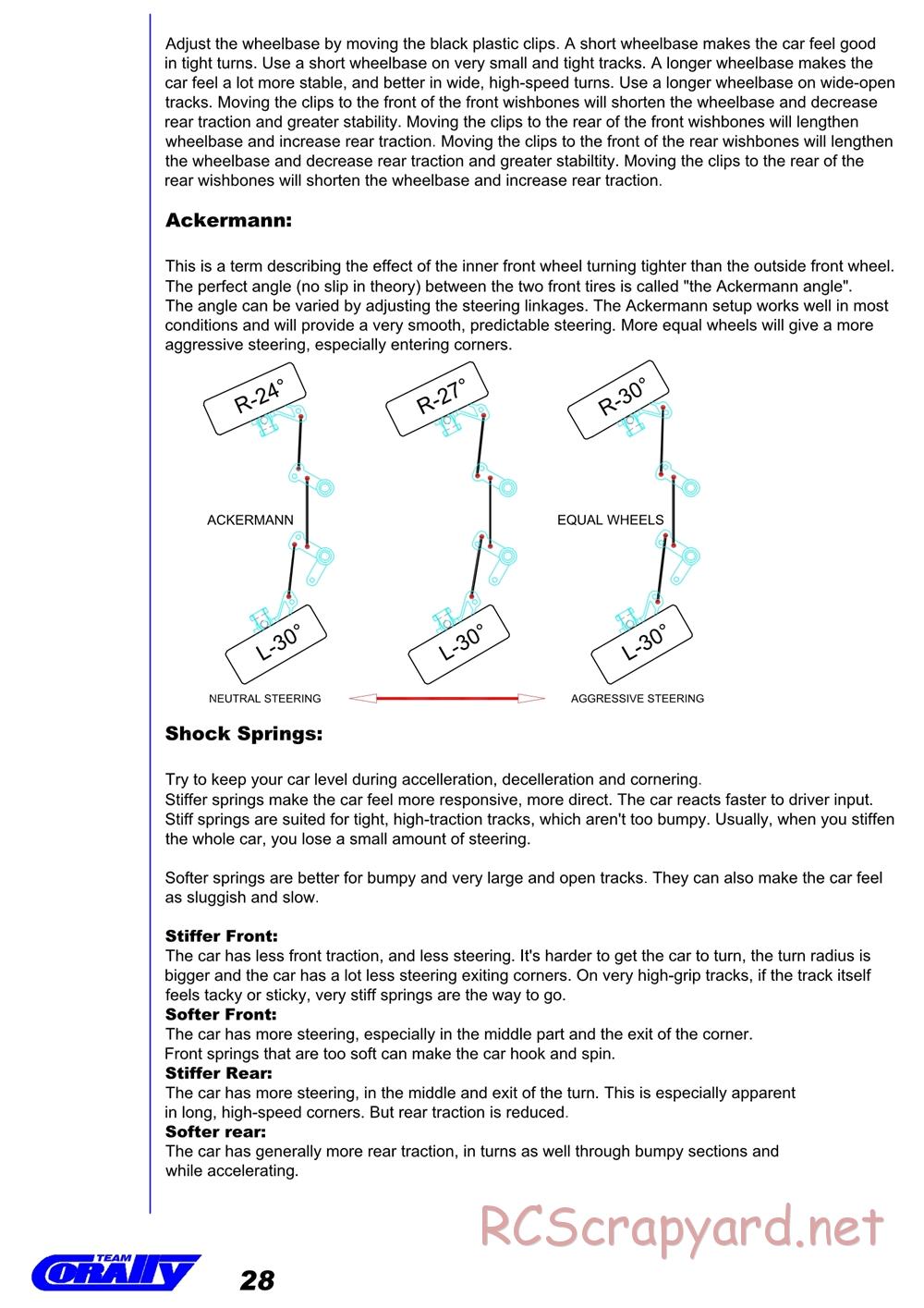 Corally - RDX - Manual (Ver 2) - Page 28