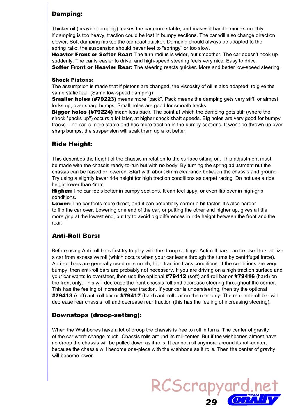 Corally - RDX - Manual (Ver 2) - Page 29