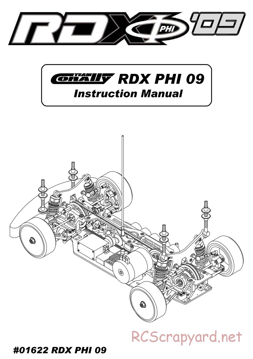 Corally - RDX Phi 09 - Manual - Page 1