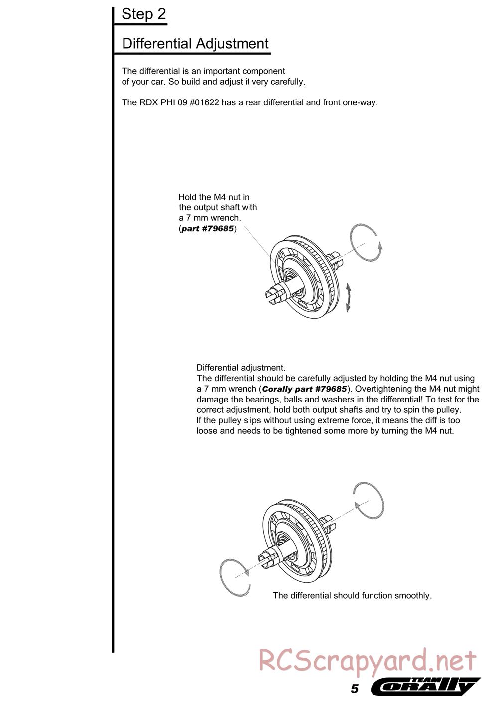 Corally - RDX Phi 09 - Manual - Page 6