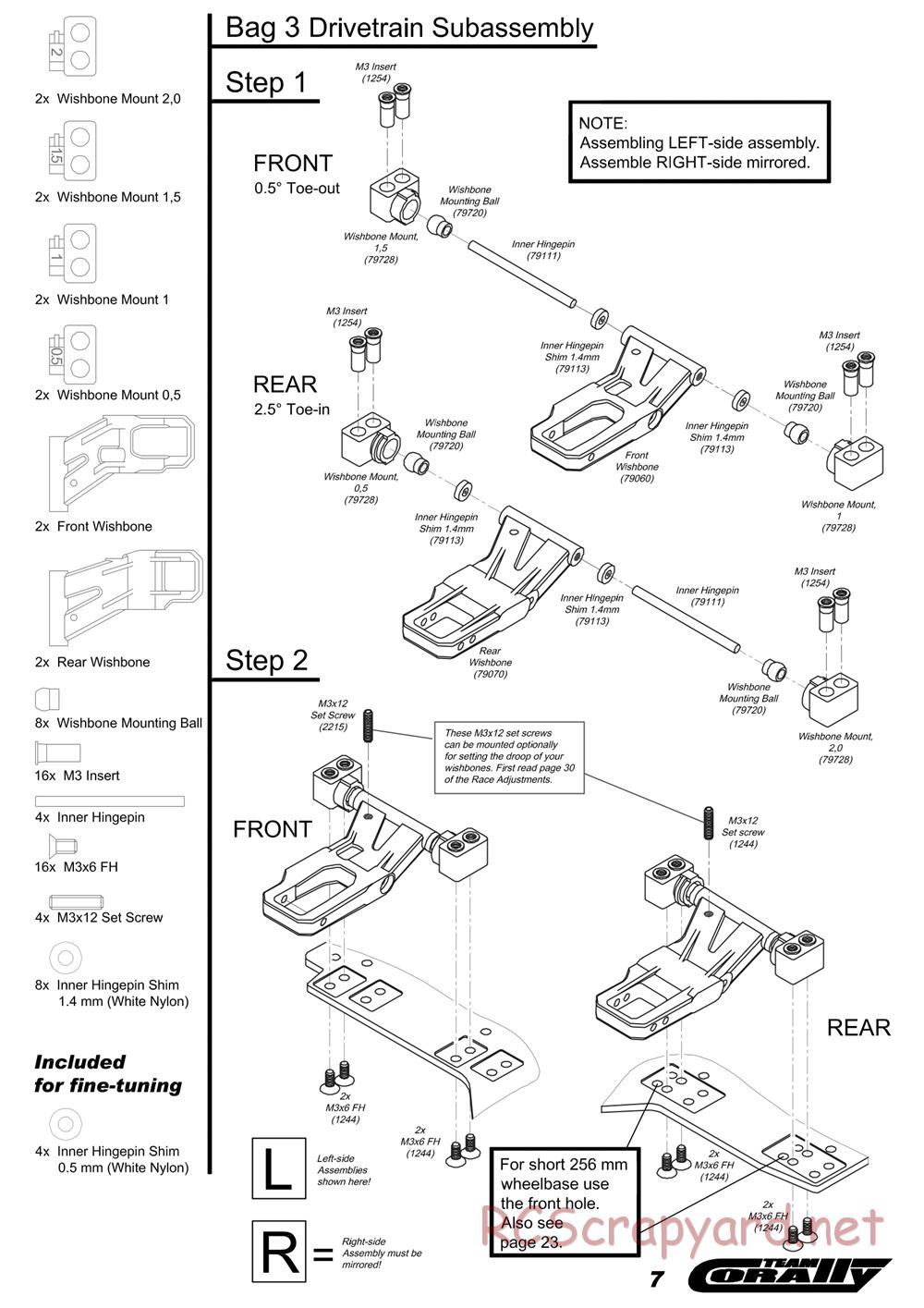 Corally - RDX Phi 09 - Manual - Page 8