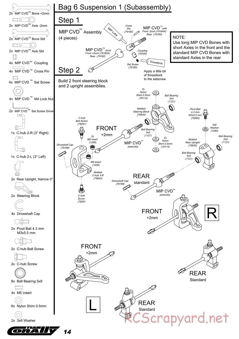 Corally - RDX Phi 09 - Manual - Page 15