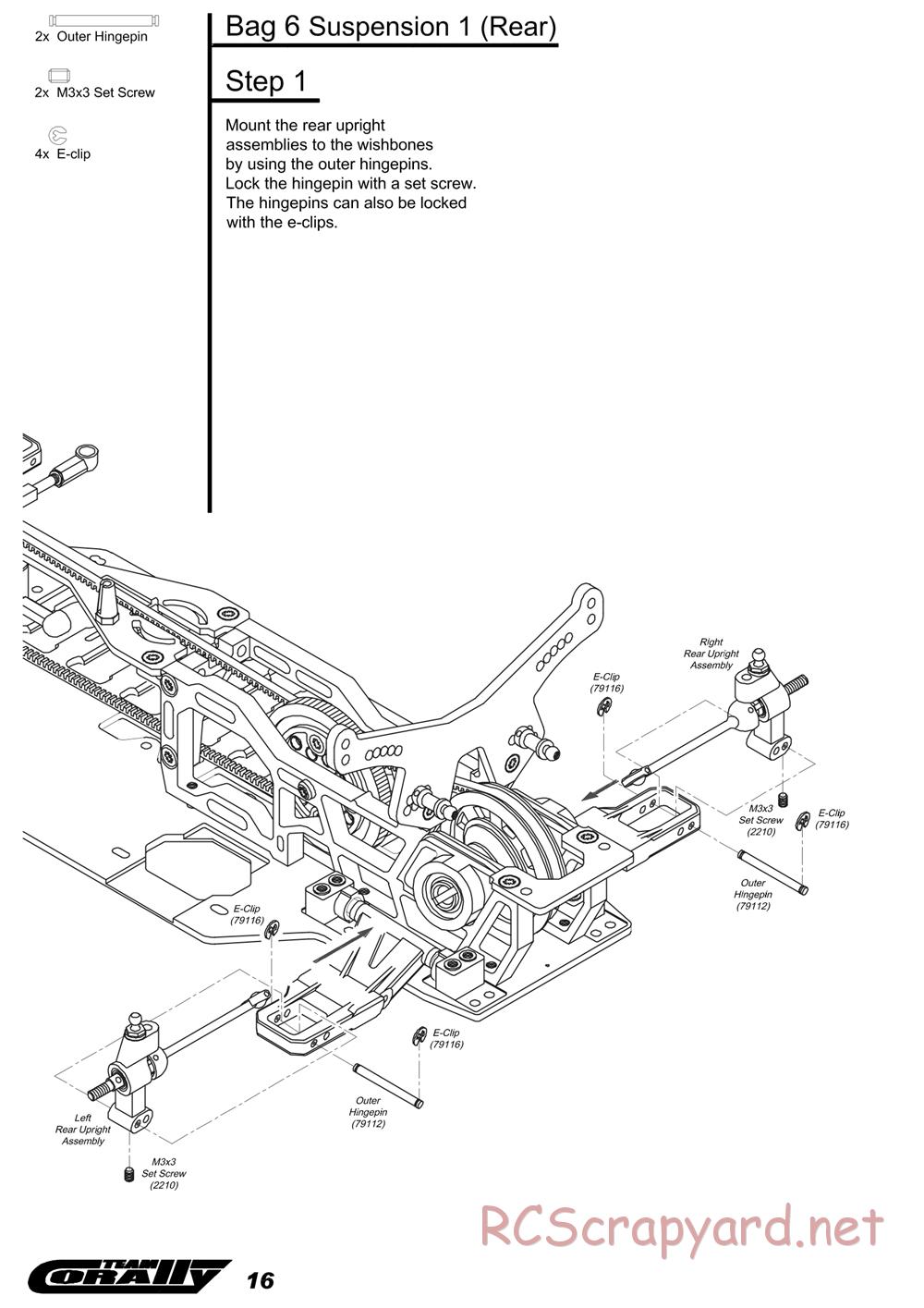 Corally - RDX Phi 09 - Manual - Page 17