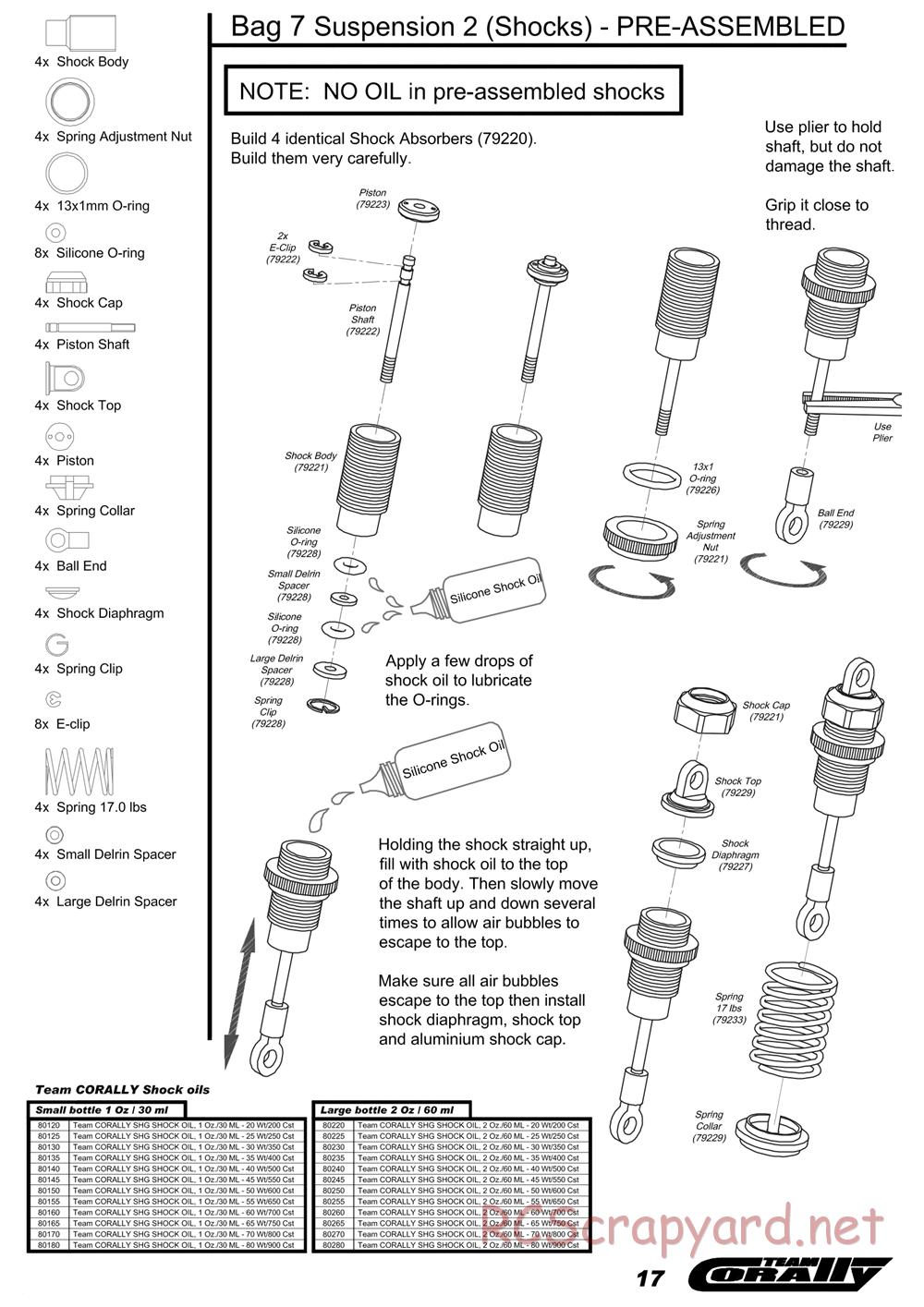 Corally - RDX Phi 09 - Manual - Page 18