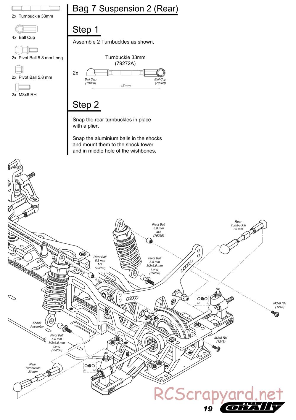 Corally - RDX Phi 09 - Manual - Page 20