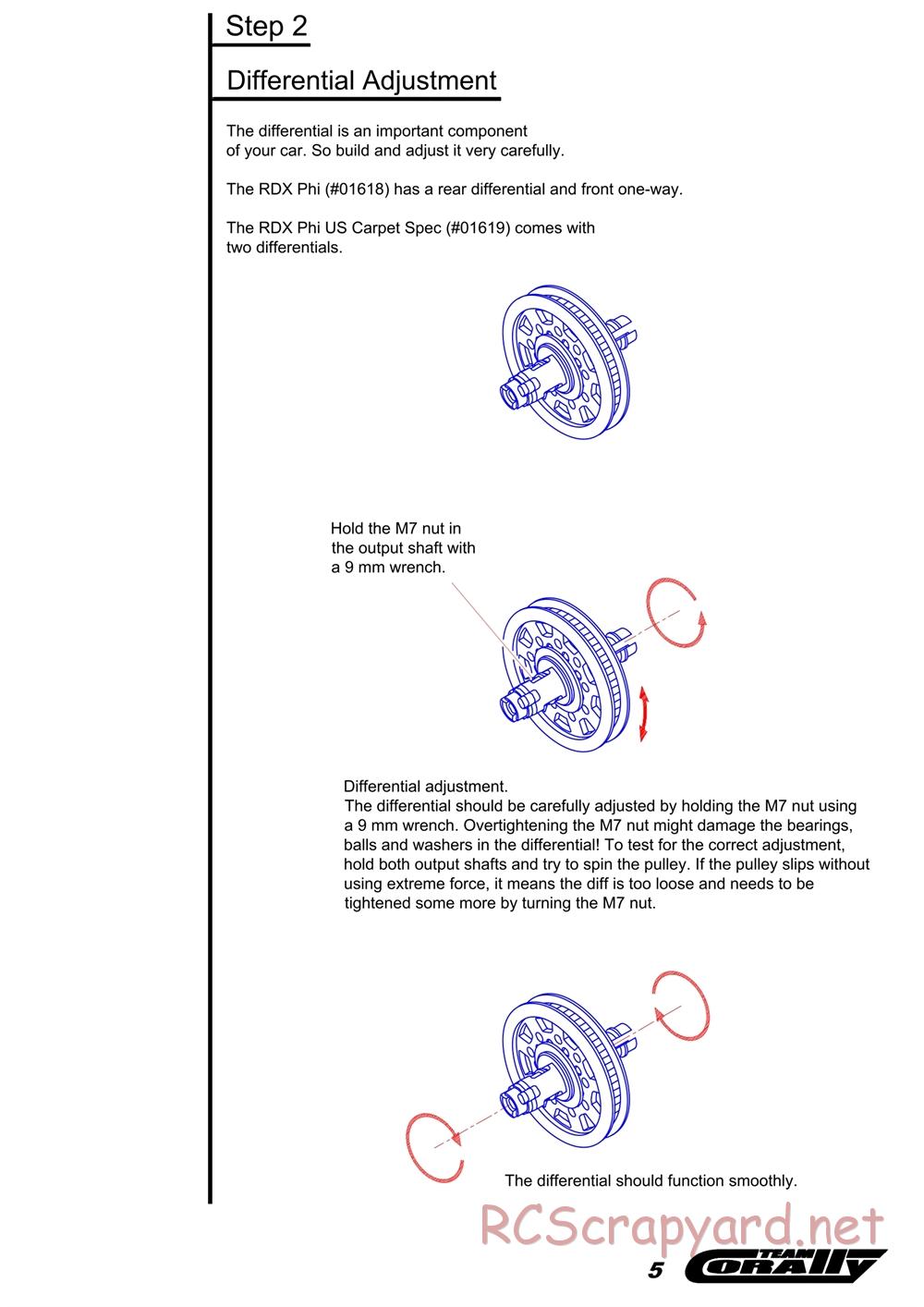 Corally - RDX Phi - Manual - Page 5