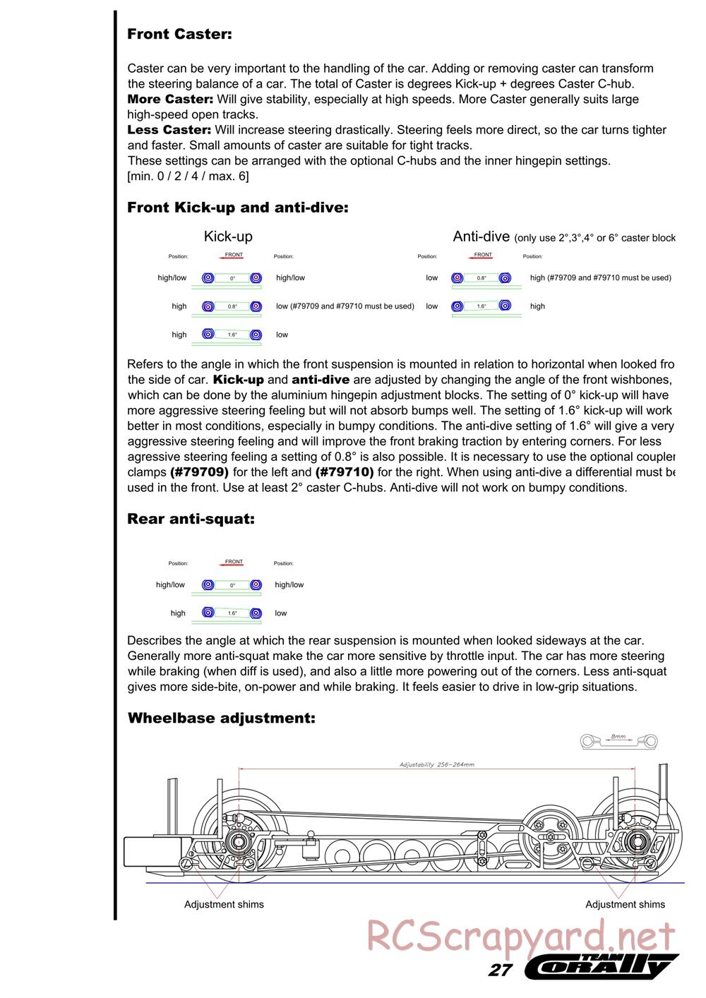 Corally - RDX Phi - Manual - Page 27