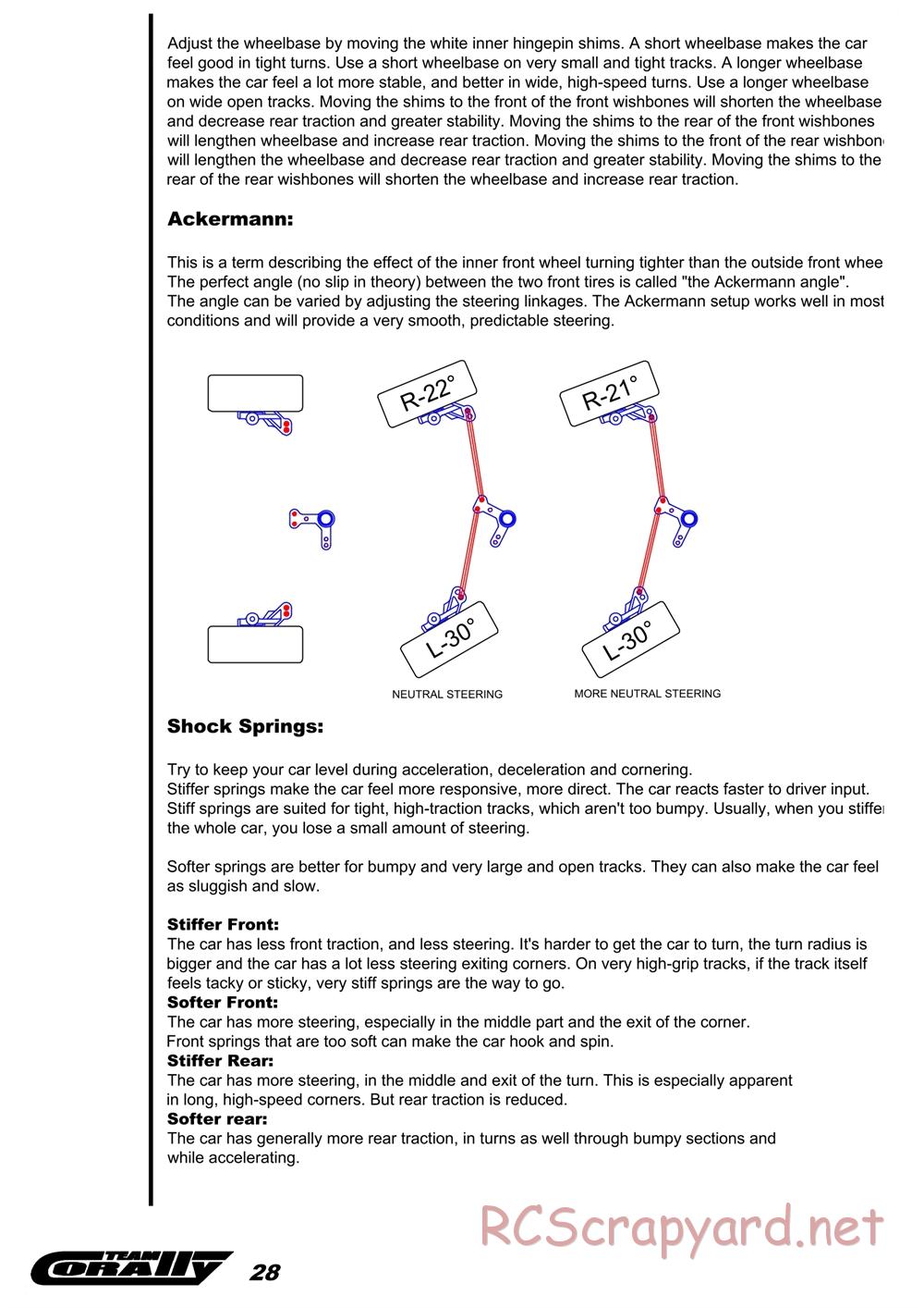 Corally - RDX Phi - Manual - Page 28