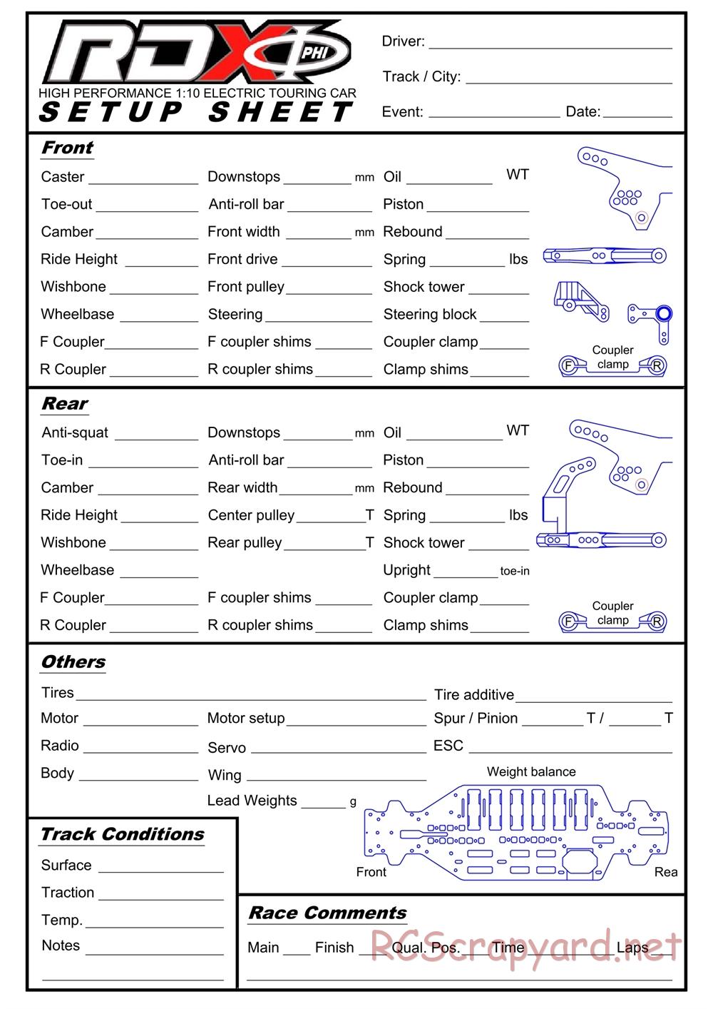 Corally - RDX Phi - Manual - Page 32