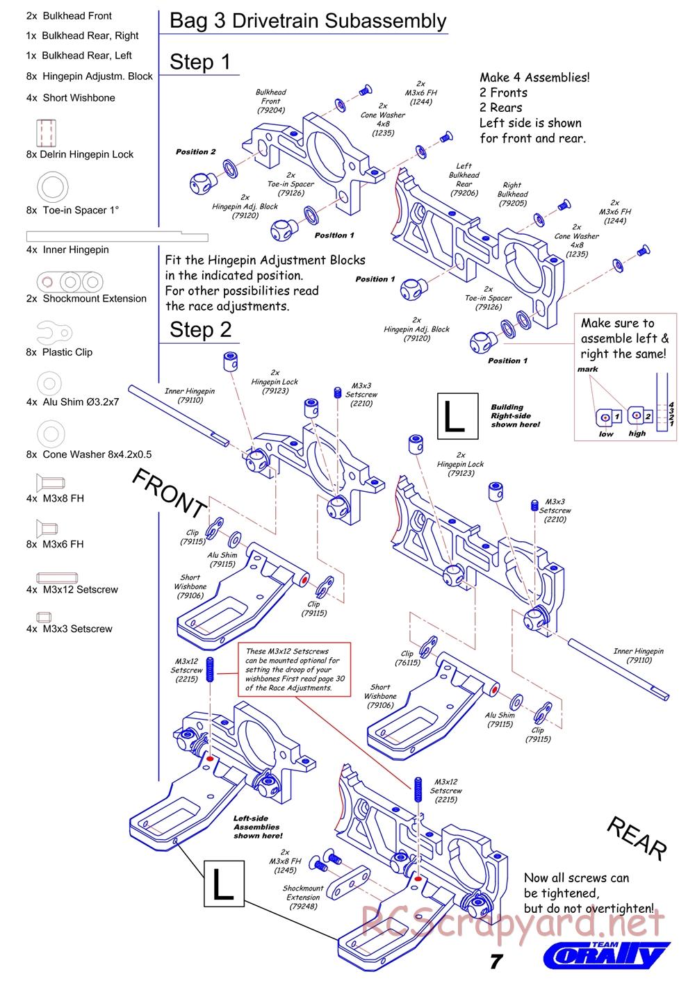 Corally - RDX - Manual (Ver 1) - Page 7