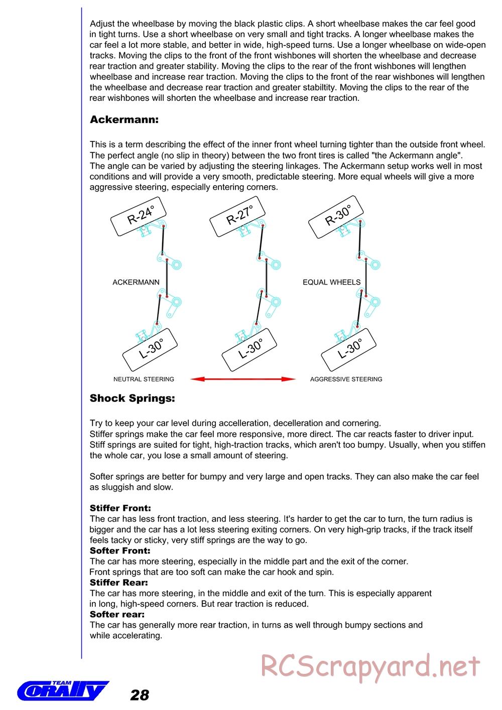 Corally - RDX - Manual (Ver 1) - Page 28