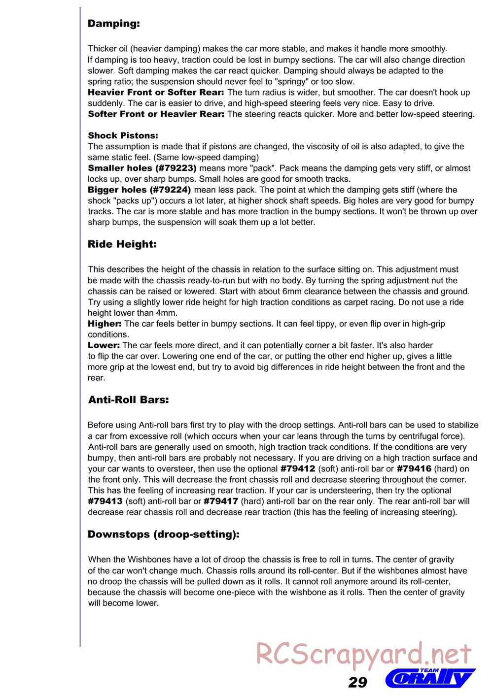 Corally - RDX - Manual (Ver 1) - Page 29