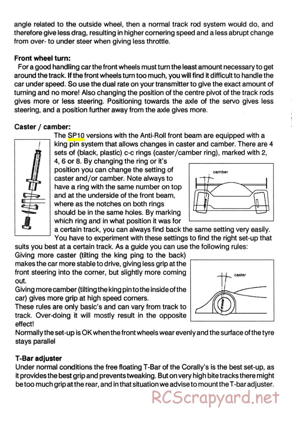 Corally - SP10 / SP12 - Manual - Page 6