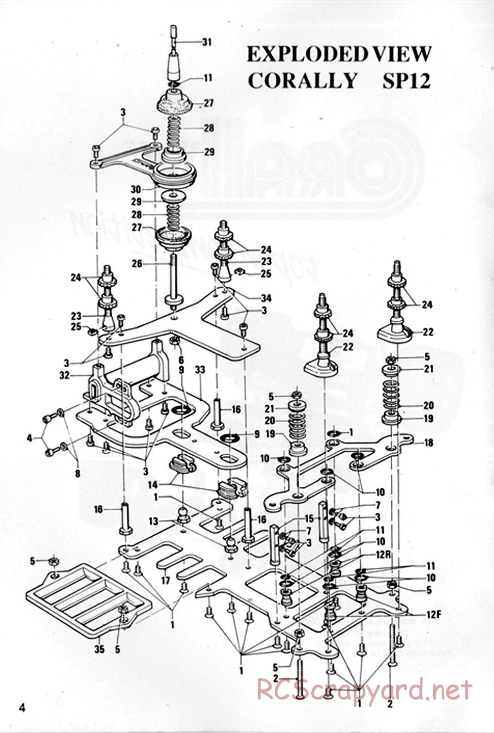 Corally - SP12 / Pro10 - Manual - Page 4