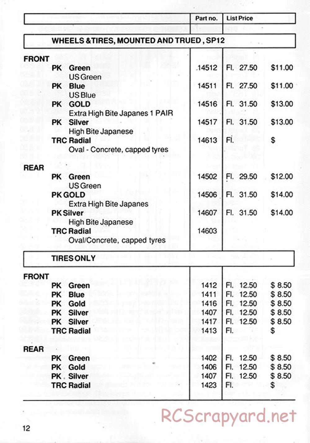 Corally - SP12 / Pro10 - Manual - Page 12