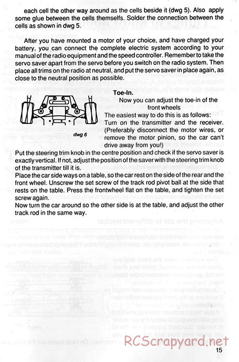 Corally - SP12 / Pro10 - Manual - Page 15