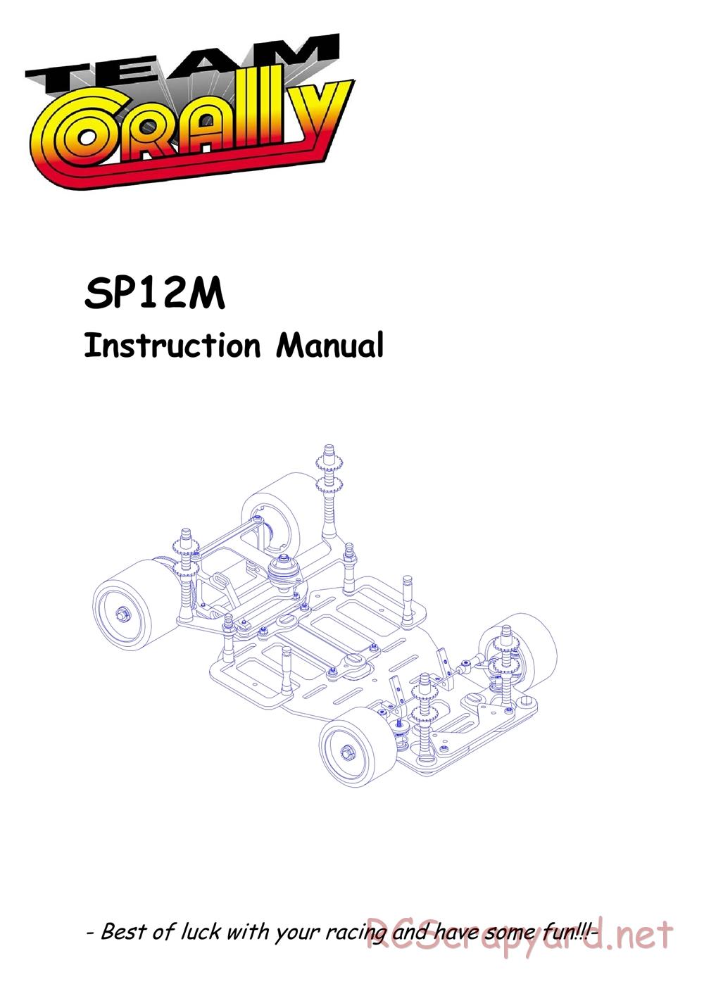 Corally - SP12M - Manual - Page 1