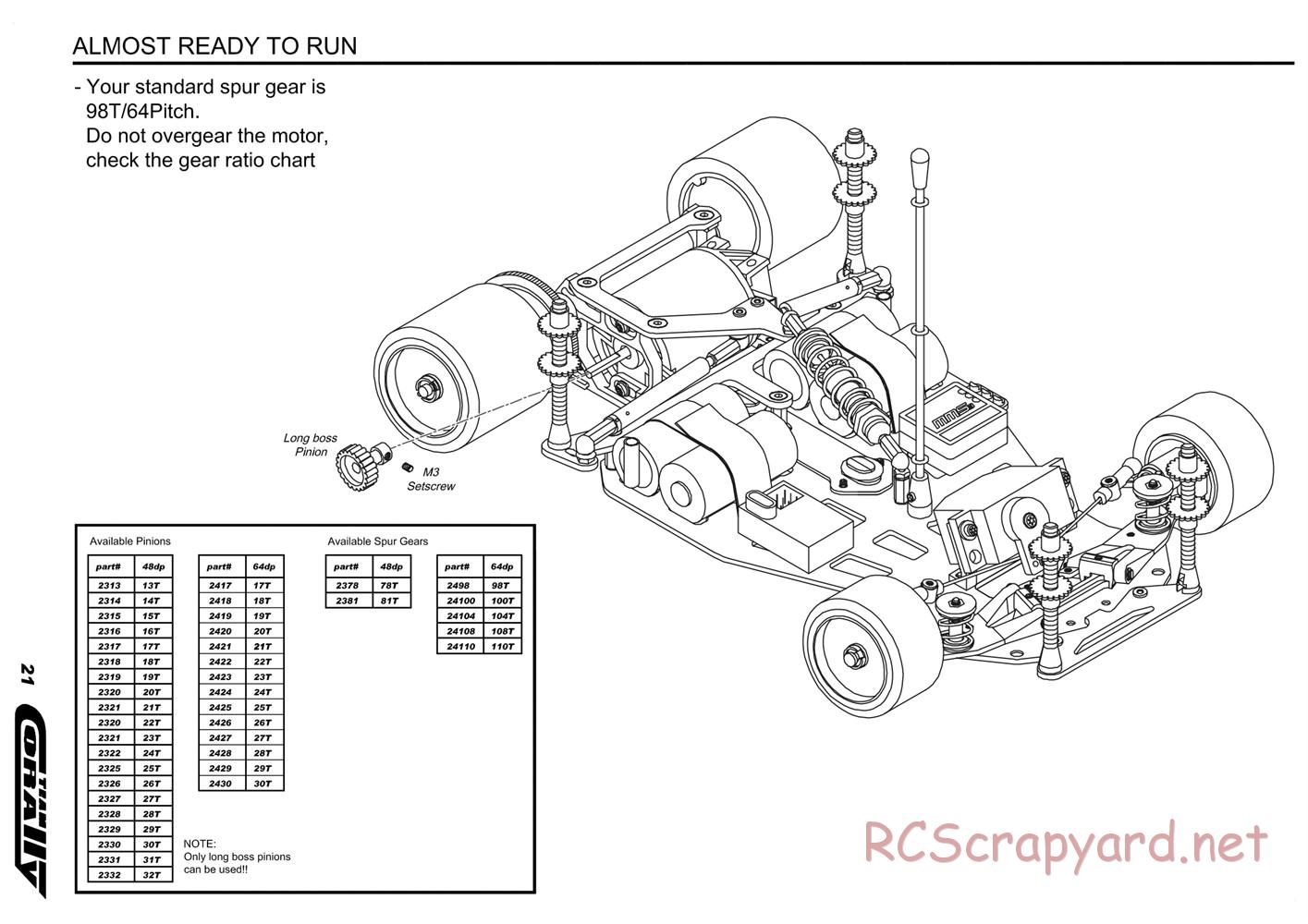 Corally - SP12X - Manual - Page 21