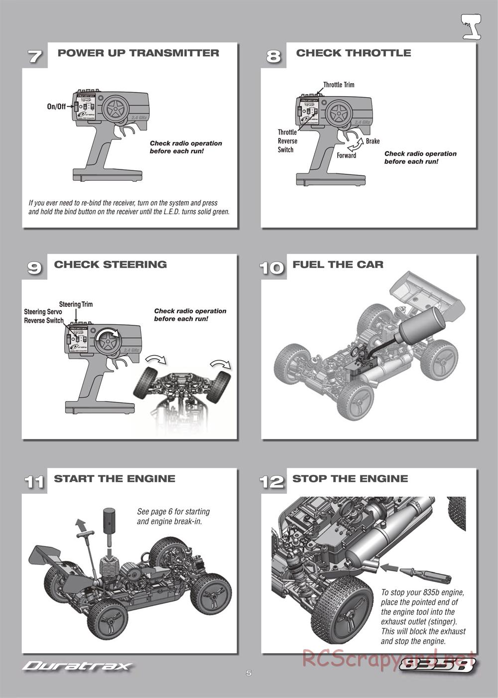 Duratrax - 835B - Manual - Page 5