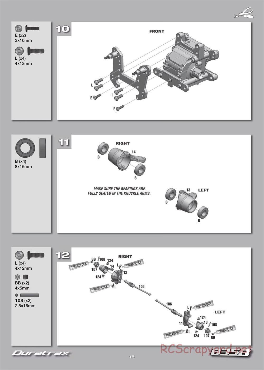 Duratrax - 835B - Manual - Page 15