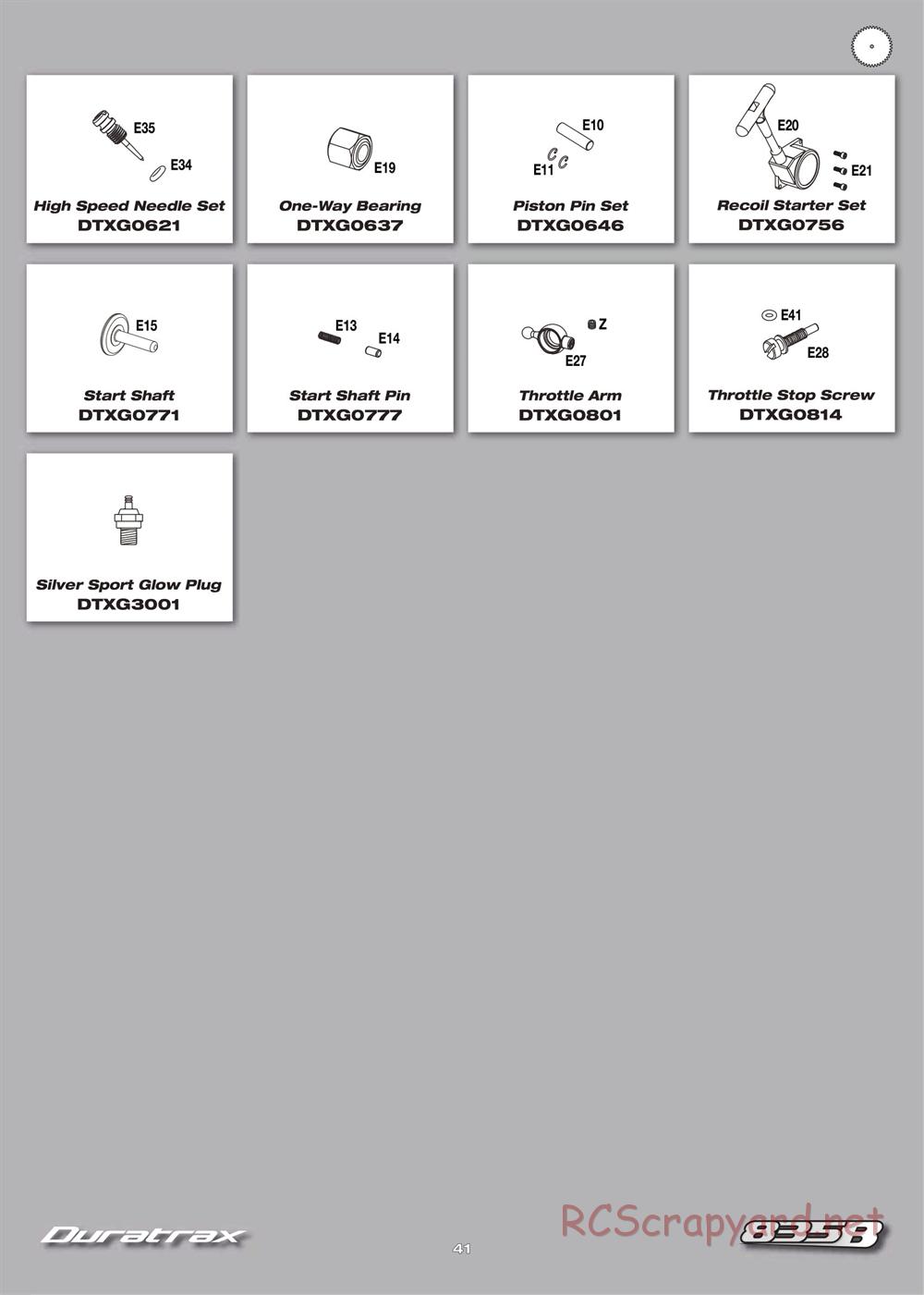 Duratrax - 835B - Manual - Page 41