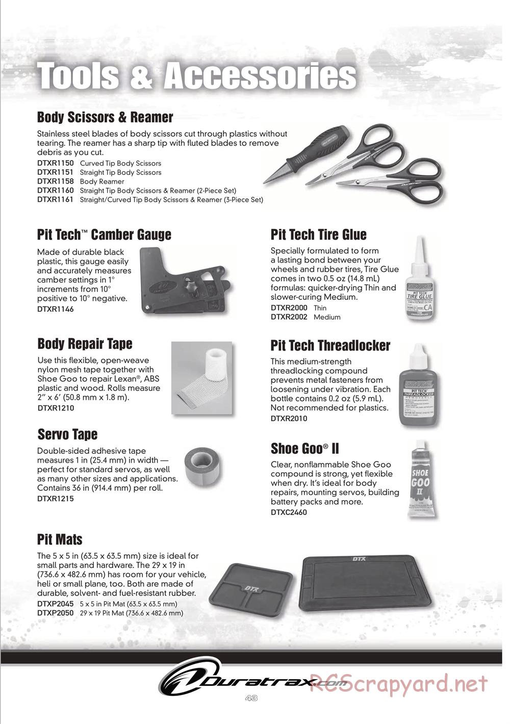 Duratrax - 835B - Manual - Page 43