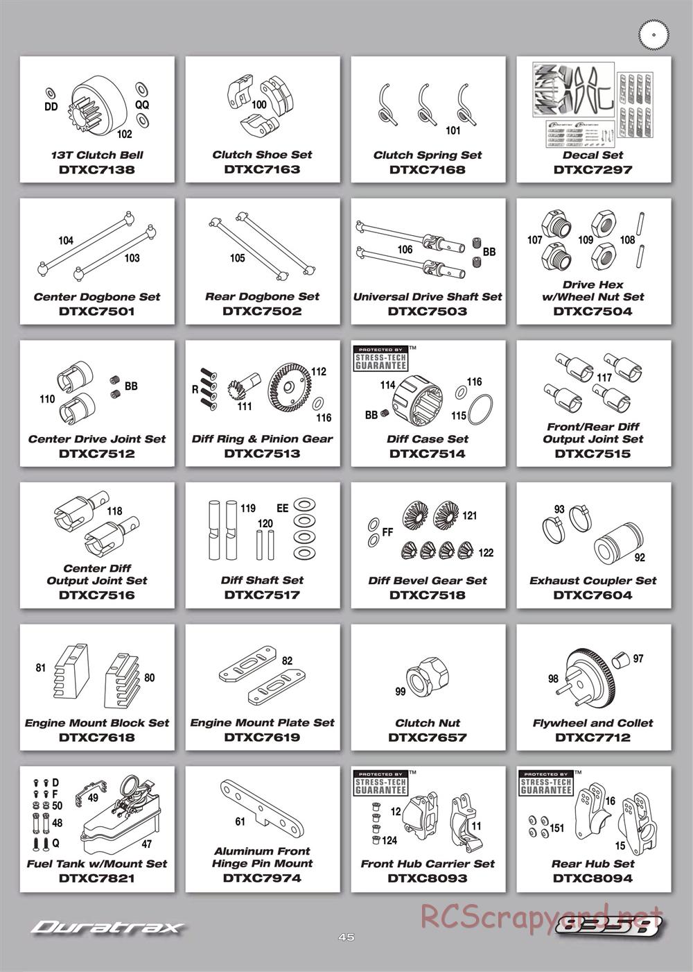 Duratrax - 835B - Manual - Page 45