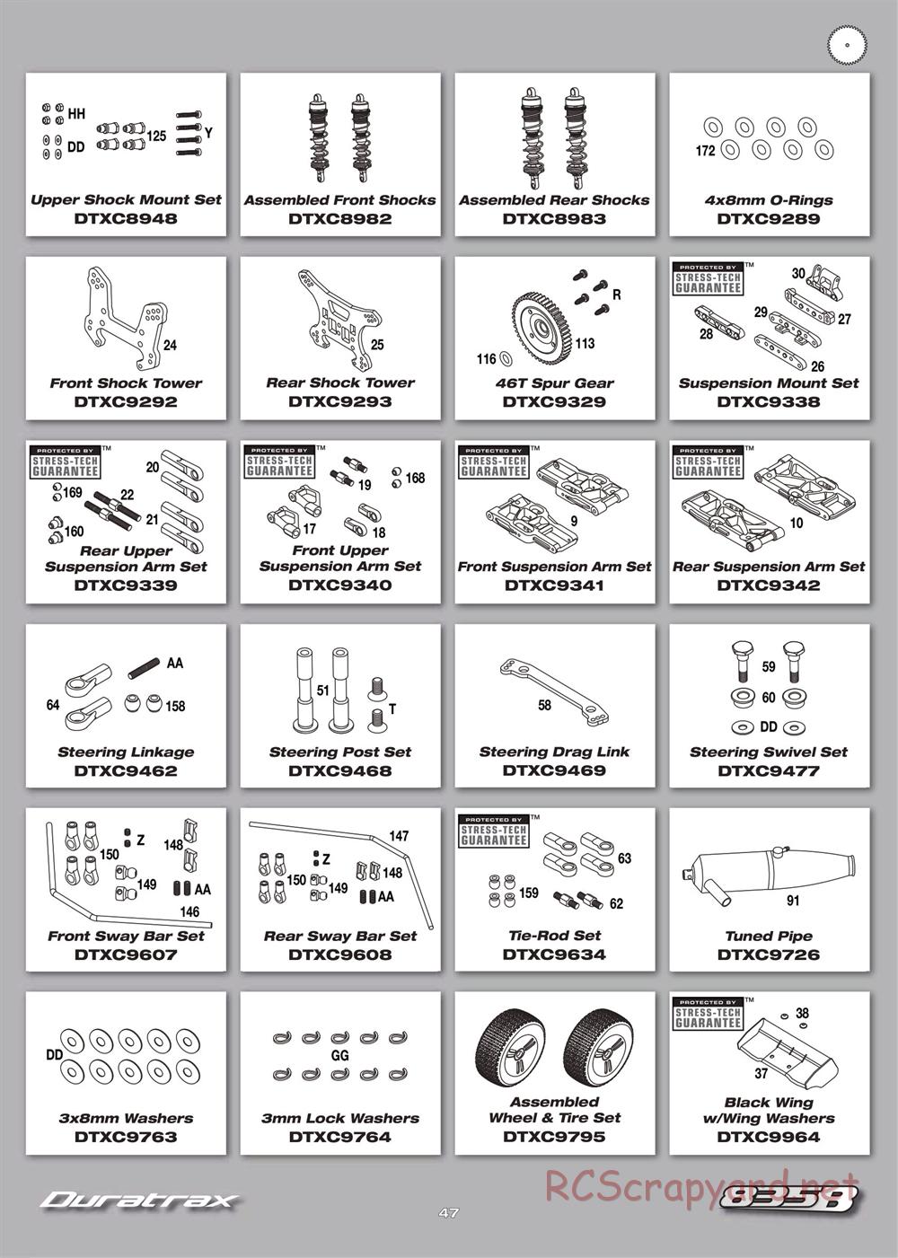 Duratrax - 835B - Manual - Page 47