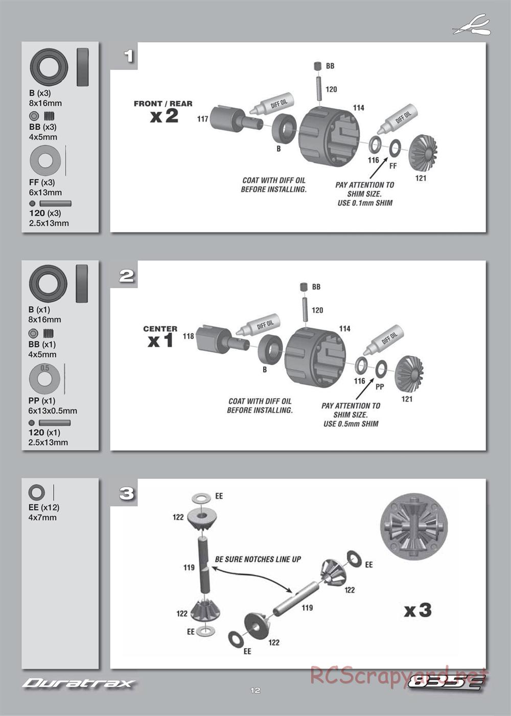 Duratrax - 835E - Manual - Page 12