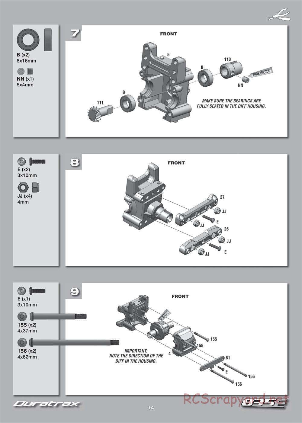 Duratrax - 835E - Manual - Page 14