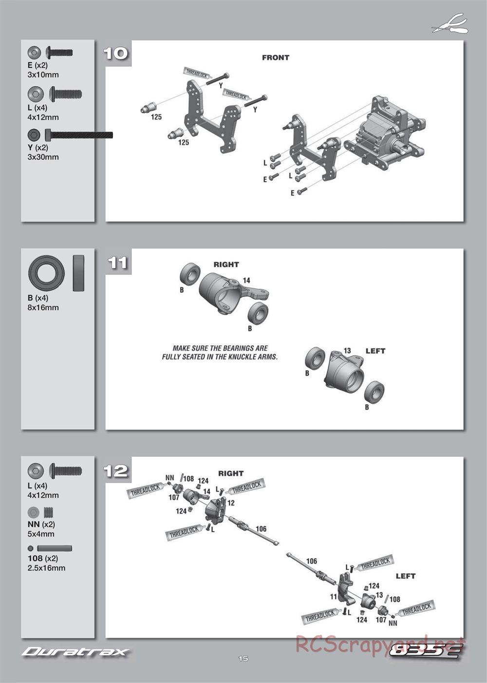 Duratrax - 835E - Manual - Page 15