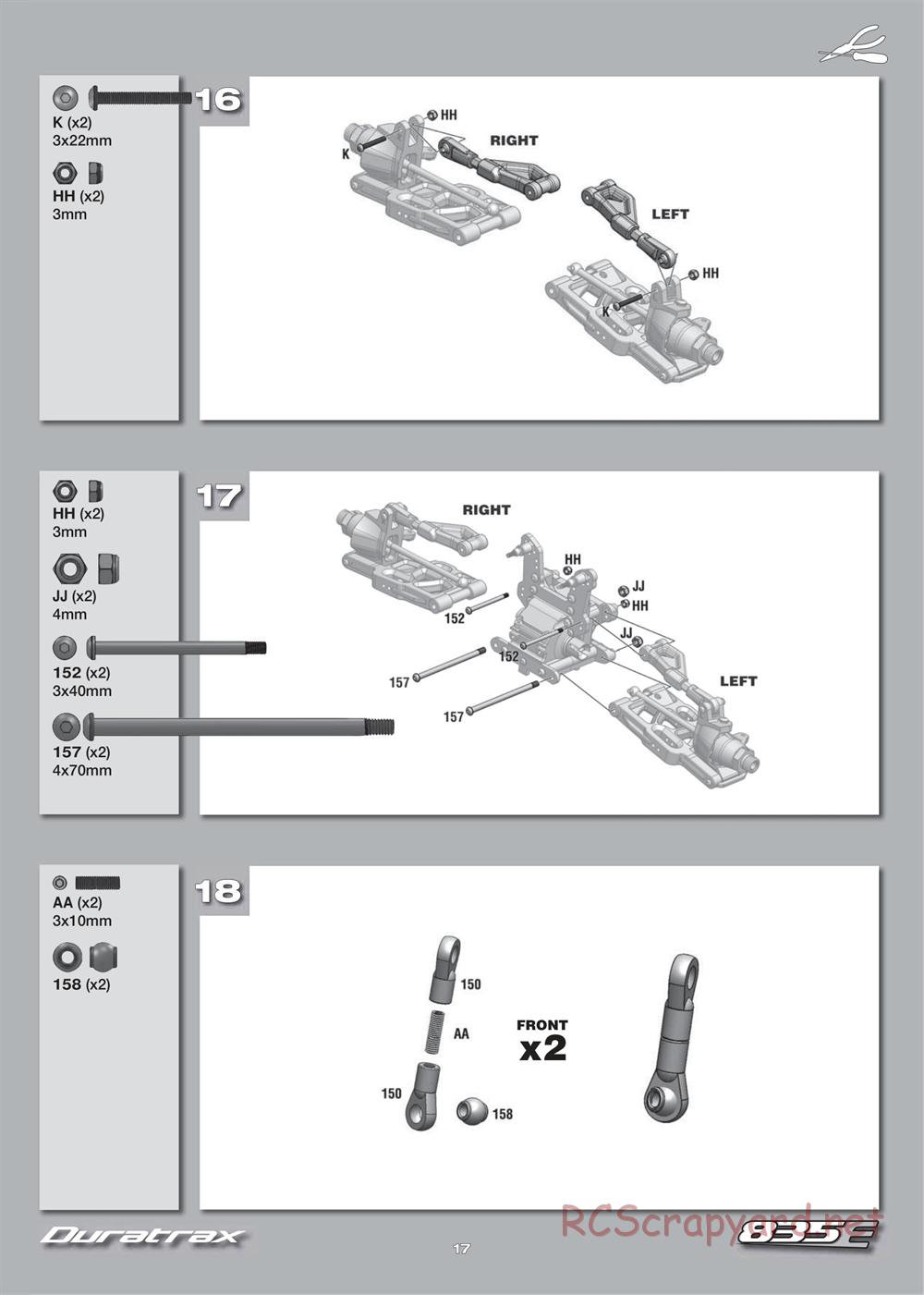 Duratrax - 835E - Manual - Page 17