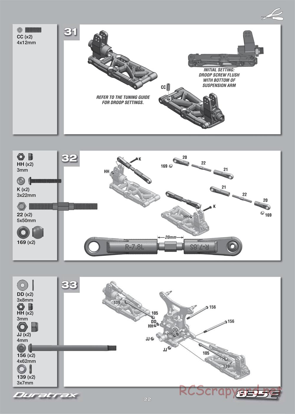 Duratrax - 835E - Manual - Page 22