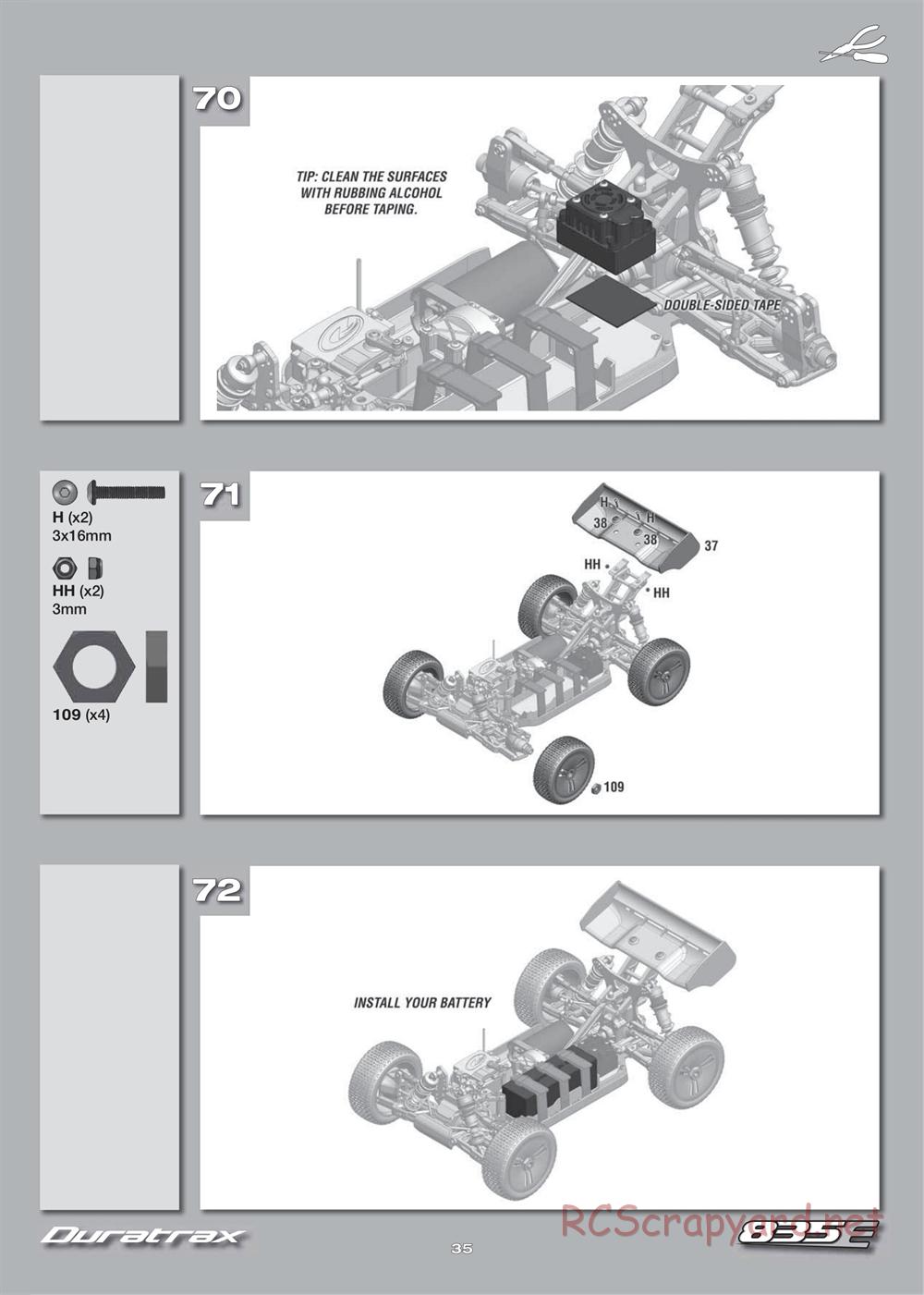 Duratrax - 835E - Manual - Page 35