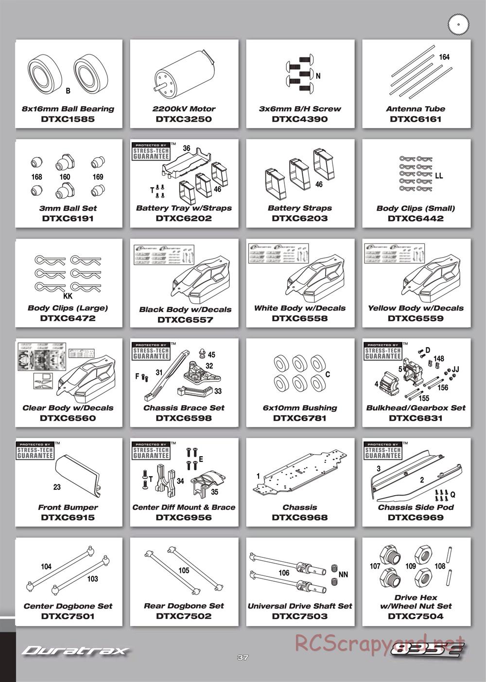 Duratrax - 835E - Manual - Page 37