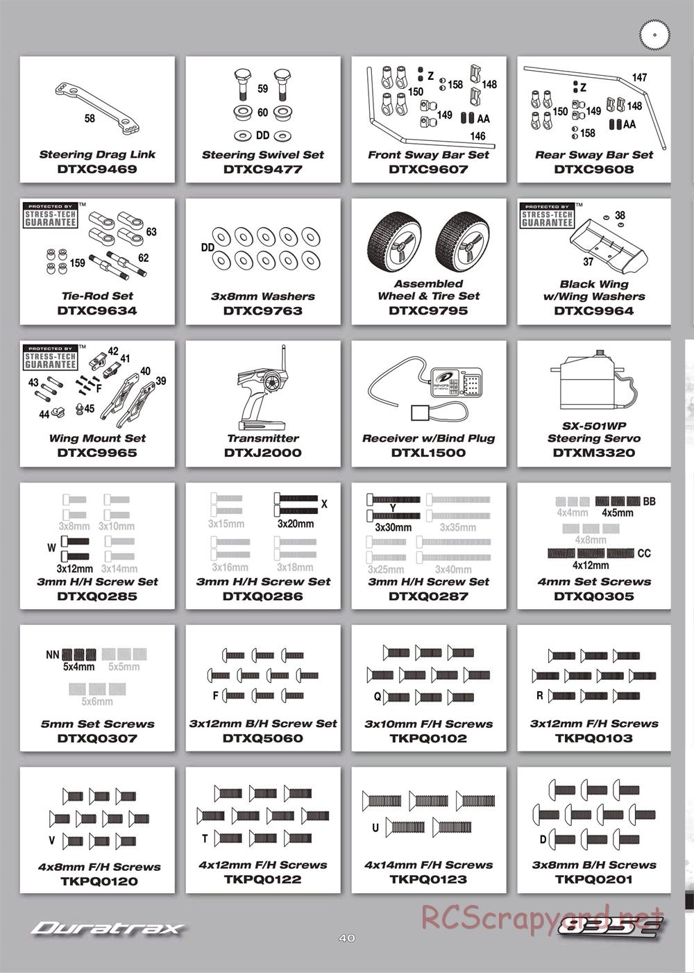 Duratrax - 835E - Manual - Page 40