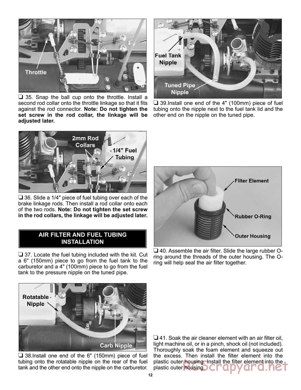 Duratrax - Axis - Manual - Page 12