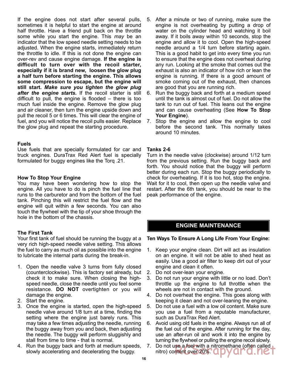 Duratrax - Axis - Manual - Page 16