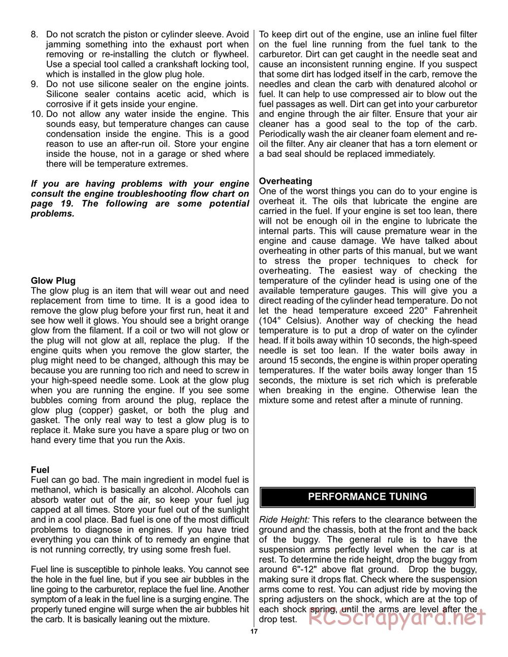 Duratrax - Axis - Manual - Page 17