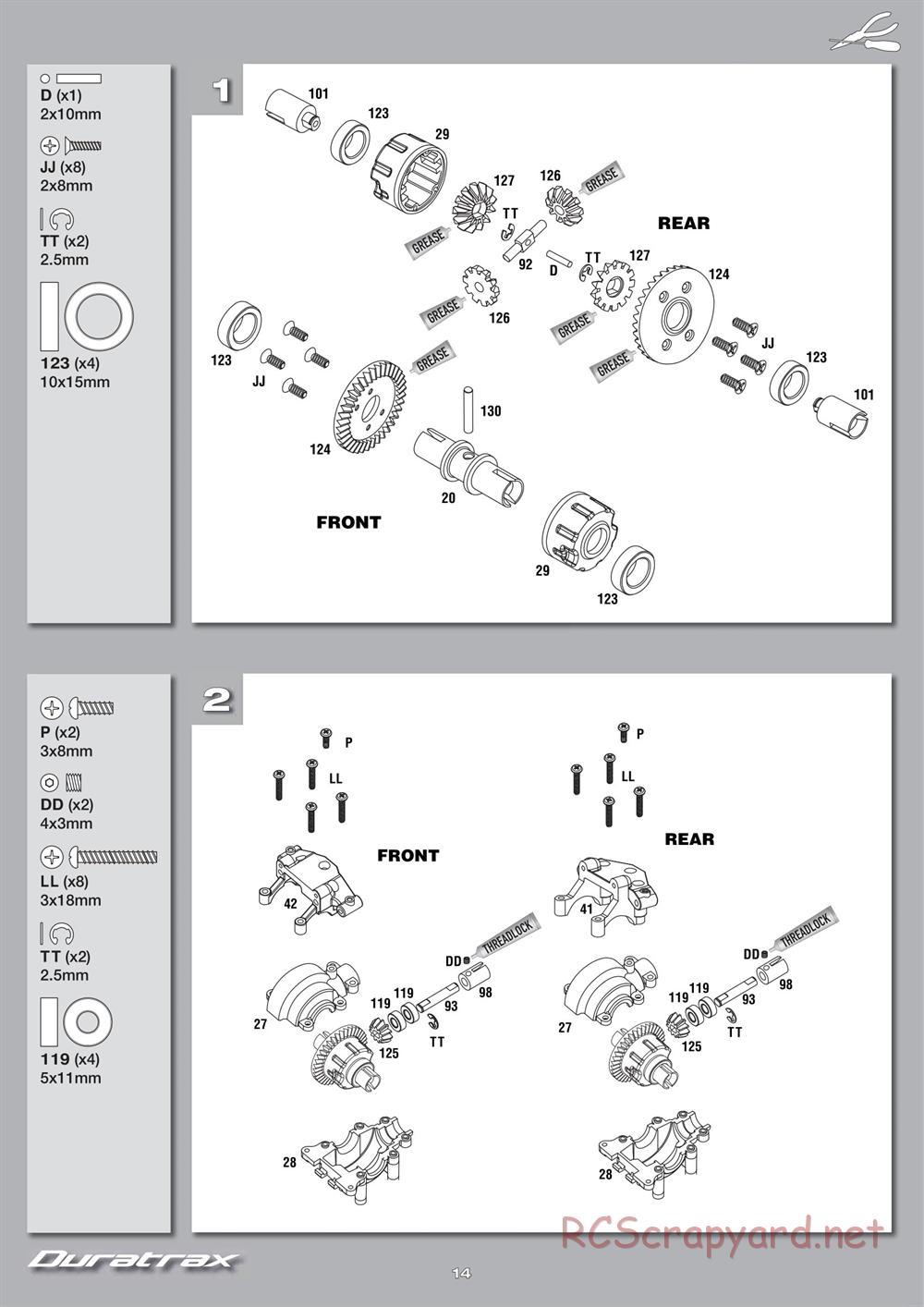 Duratrax - Chevy Camaro ZL1 - Manual - Page 14