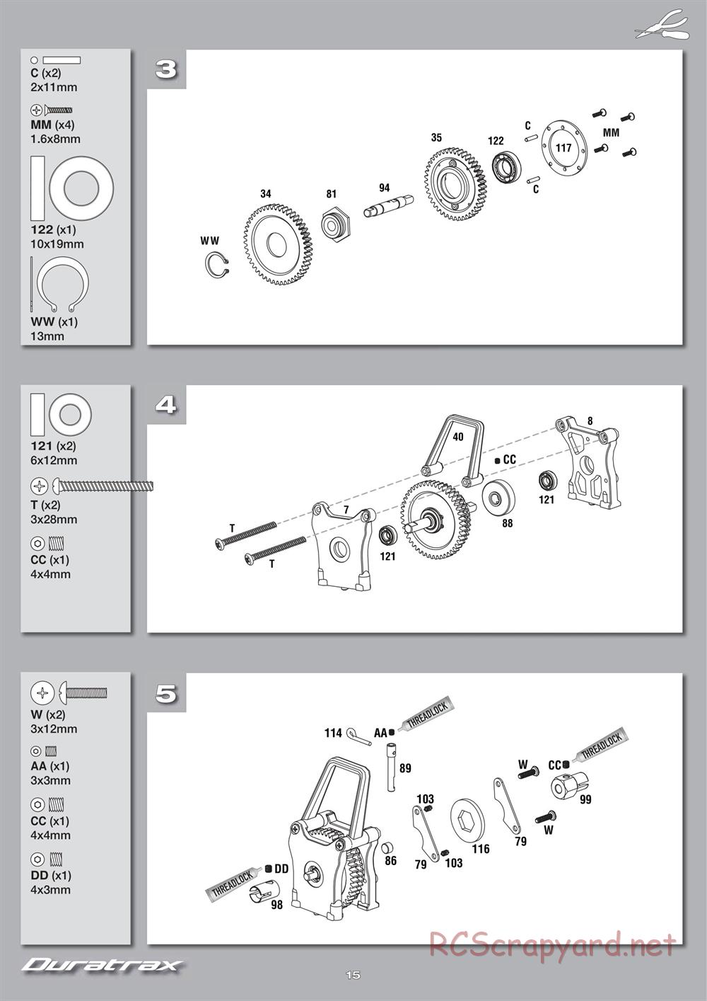 Duratrax - Chevy Camaro ZL1 - Manual - Page 15