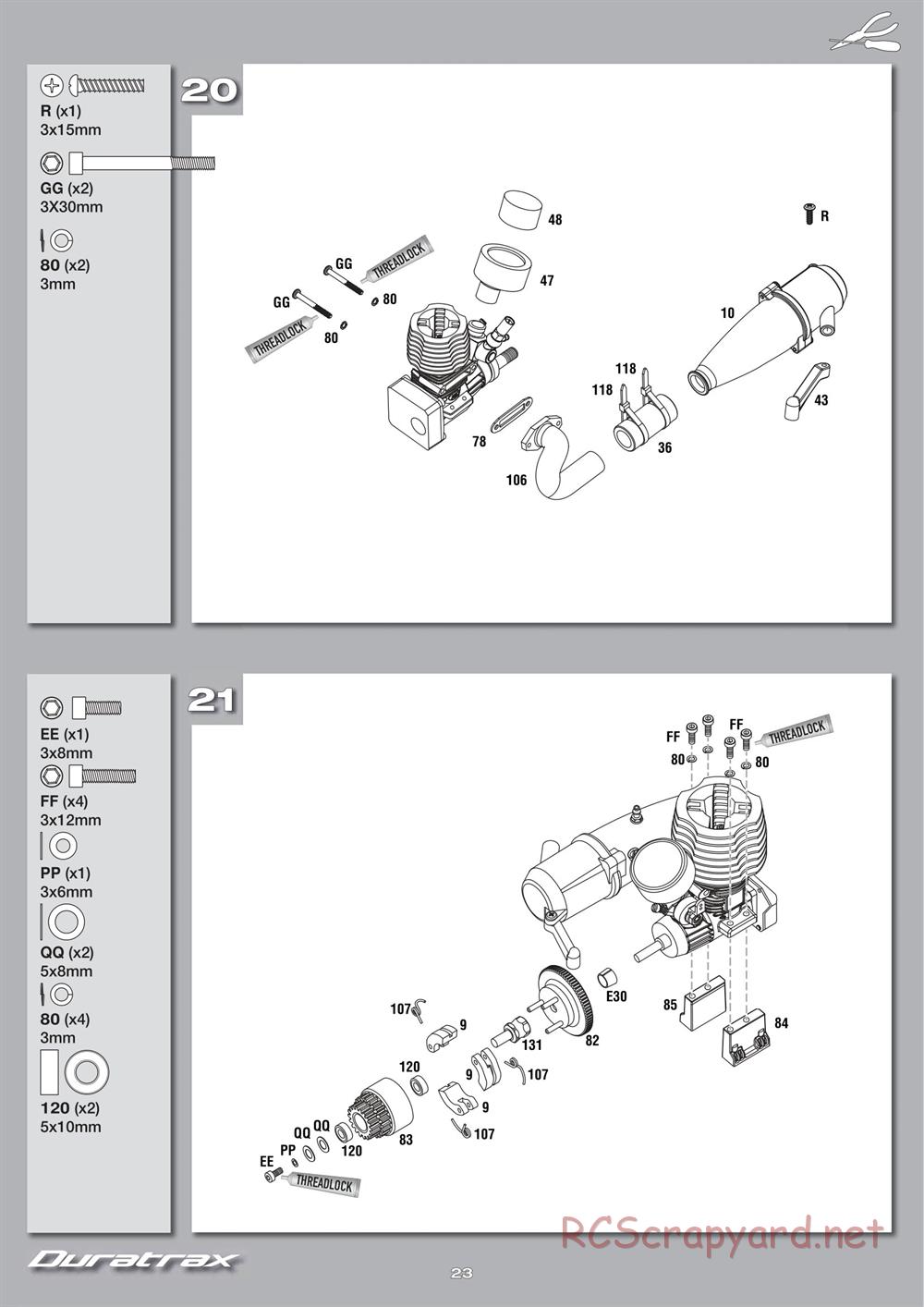 Duratrax - Chevy Camaro ZL1 - Manual - Page 23