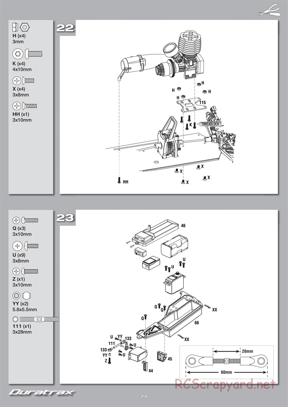 Duratrax - Chevy Camaro ZL1 - Manual - Page 24