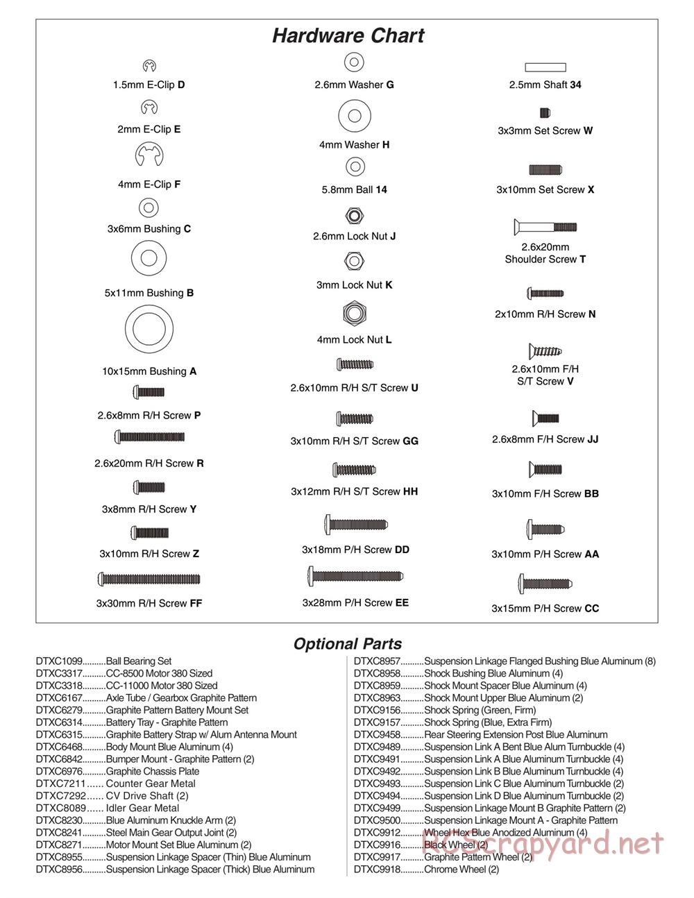 Duratrax - Cliff-Climber - Exploded Views - Page 2