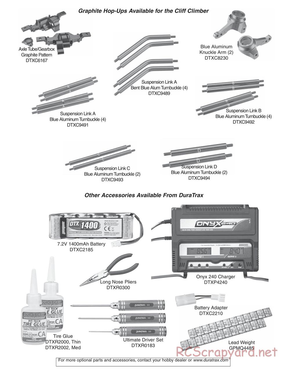 Duratrax - Cliff-Climber - Exploded Views - Page 5