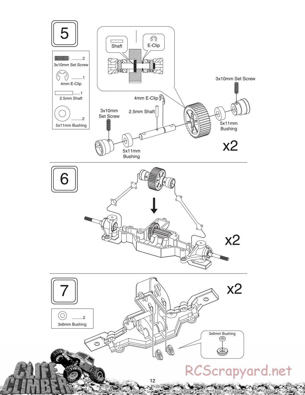 Duratrax - Cliff-Climber - Manual - Page 12