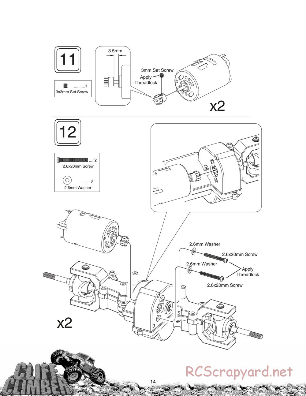 Duratrax - Cliff-Climber - Manual - Page 14